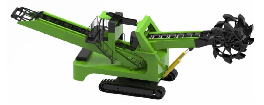 JXLQ-500 Crawler mobile double bucket wheel